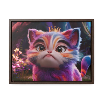 Regal Whiskers in the Enchanted Forest - Gallery Canvas Wraps, Horizontal Frame