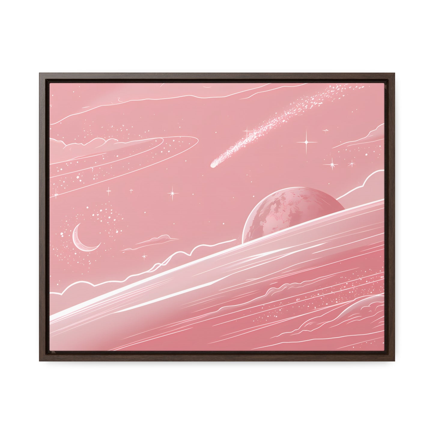 Celestial Dreamscape - Gallery Canvas Wraps, Horizontal Frame
