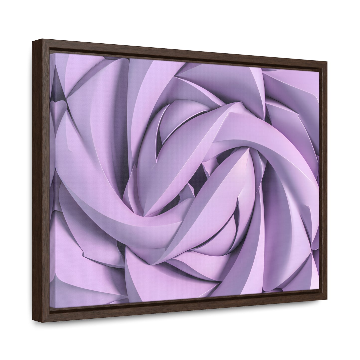 Spiral Petals - Gallery Canvas Wraps, Horizontal Frame
