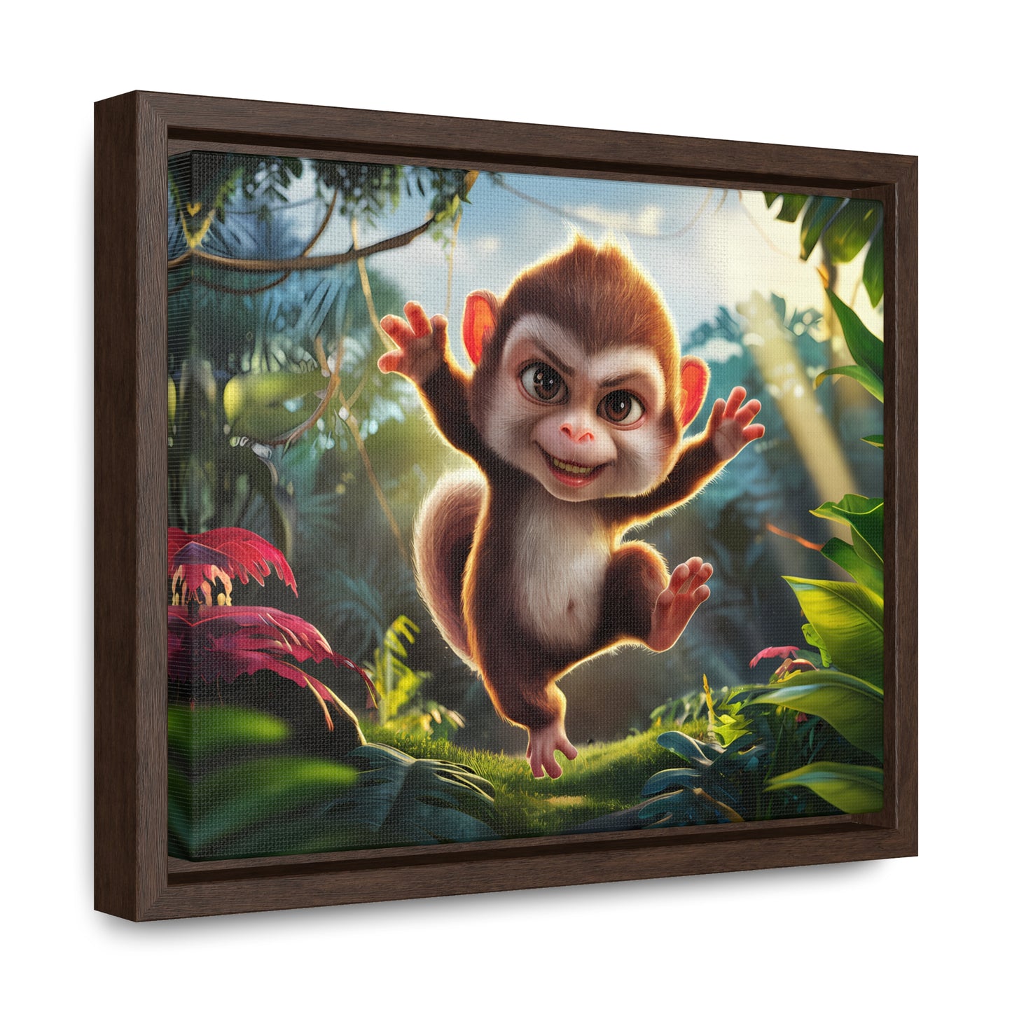 Jungle Joy - Gallery Canvas Wraps, Horizontal Frame