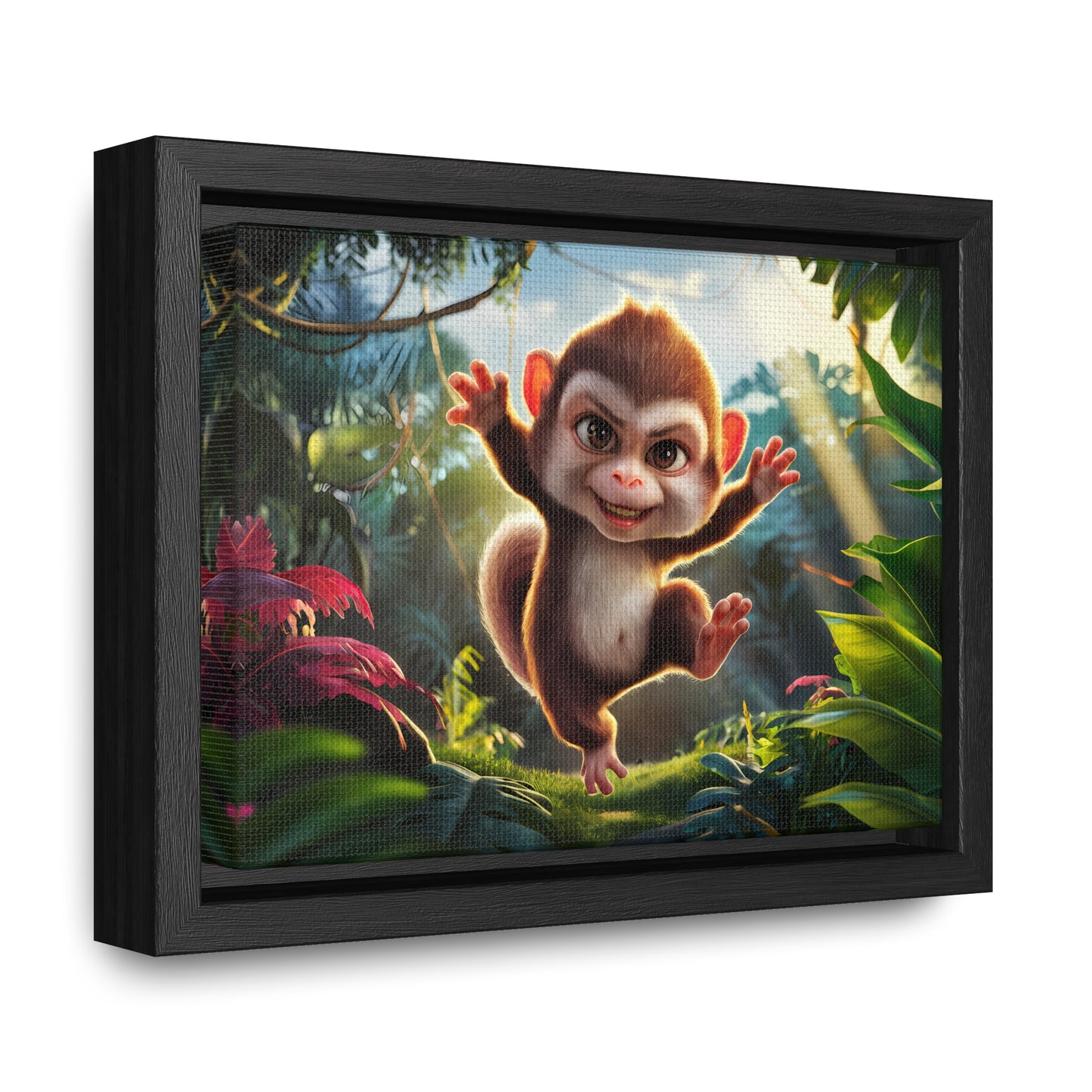 Jungle Joy - Gallery Canvas Wraps, Horizontal Frame