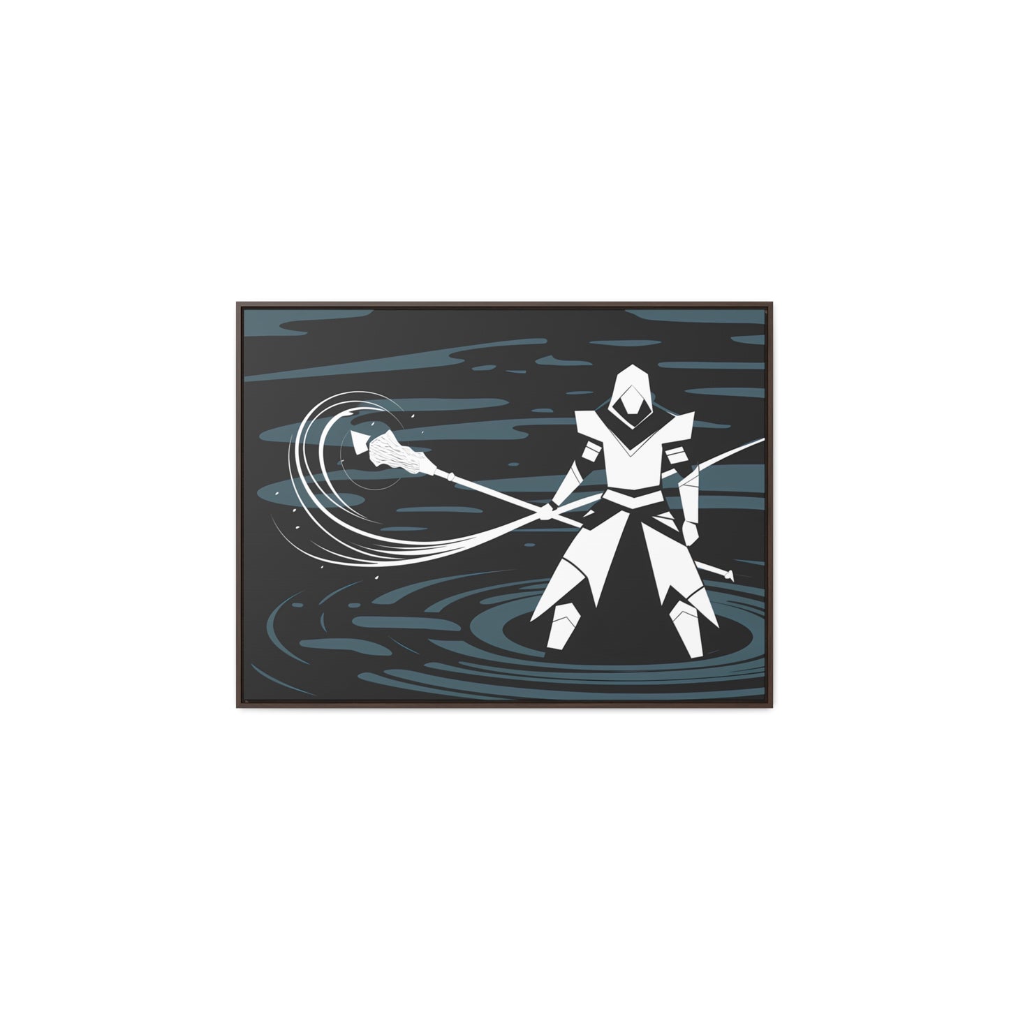 "Guardian of the Abyss" - Gallery Canvas Wraps, Horizontal Frame