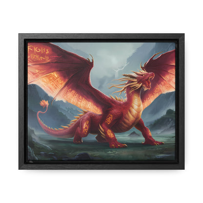 The Inferno Guardian - Gallery Canvas Wraps, Horizontal Frame