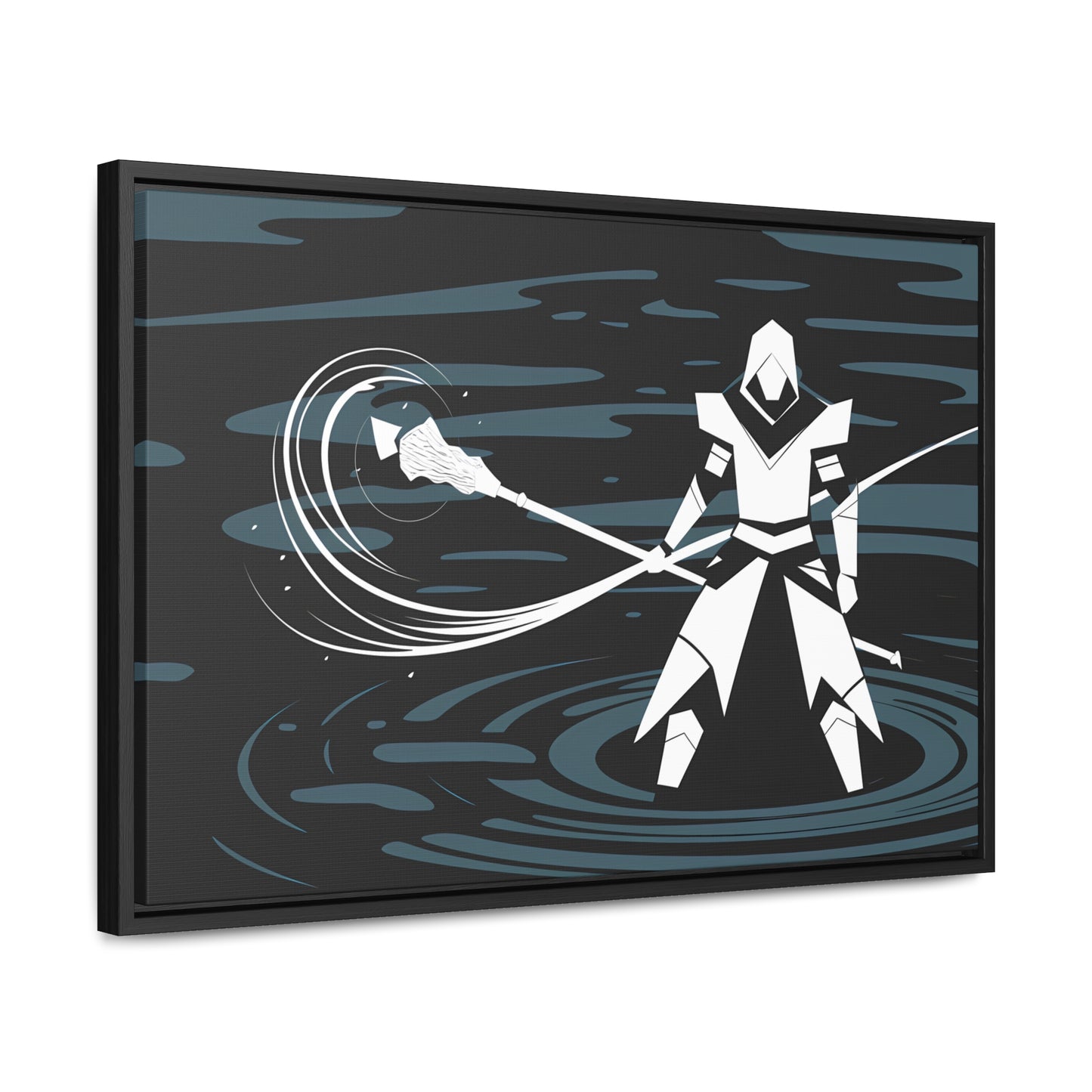 "Guardian of the Abyss" - Gallery Canvas Wraps, Horizontal Frame