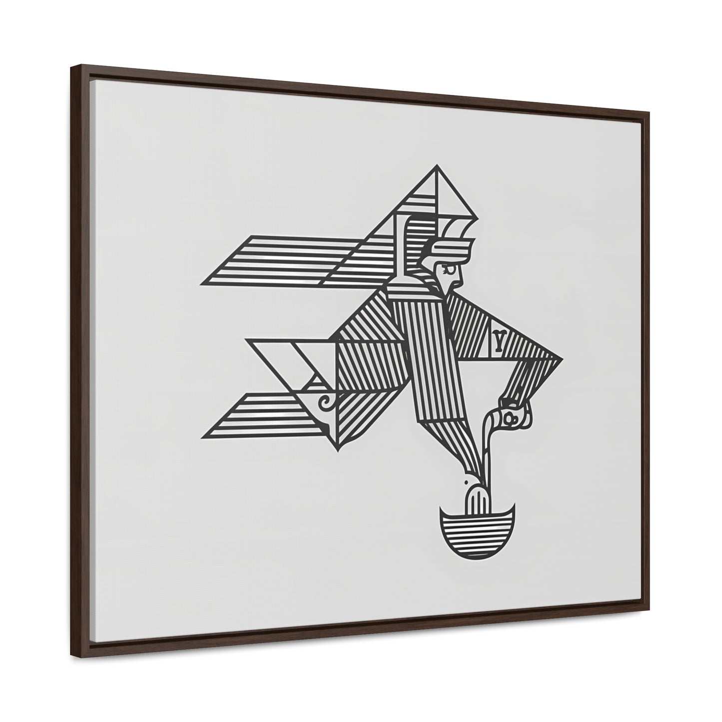"The Water Bearer" - Gallery Canvas Wraps, Horizontal Frame