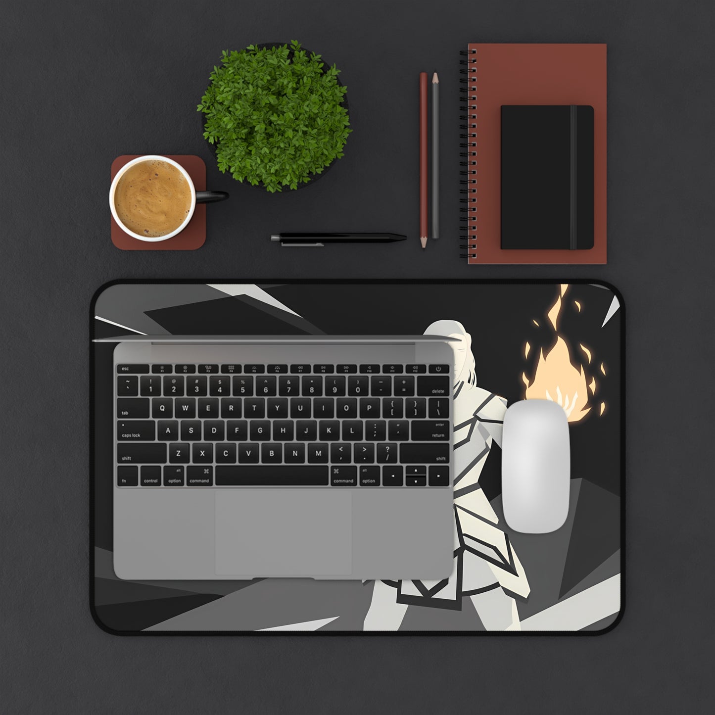 Master of the Luminous Flame - Desk Mat