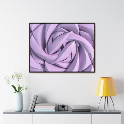 Spiral Petals - Gallery Canvas Wraps, Horizontal Frame