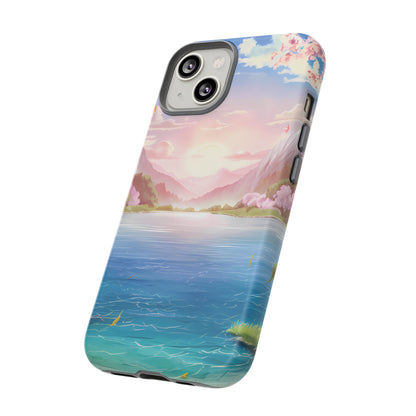 Serene Lake and Mountains - Smartphone Tough Cases