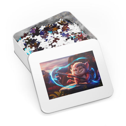 Furry Warrior of the Glowing Axe - Jigsaw Puzzle (30, 110, 252, 500,1000-Piece)