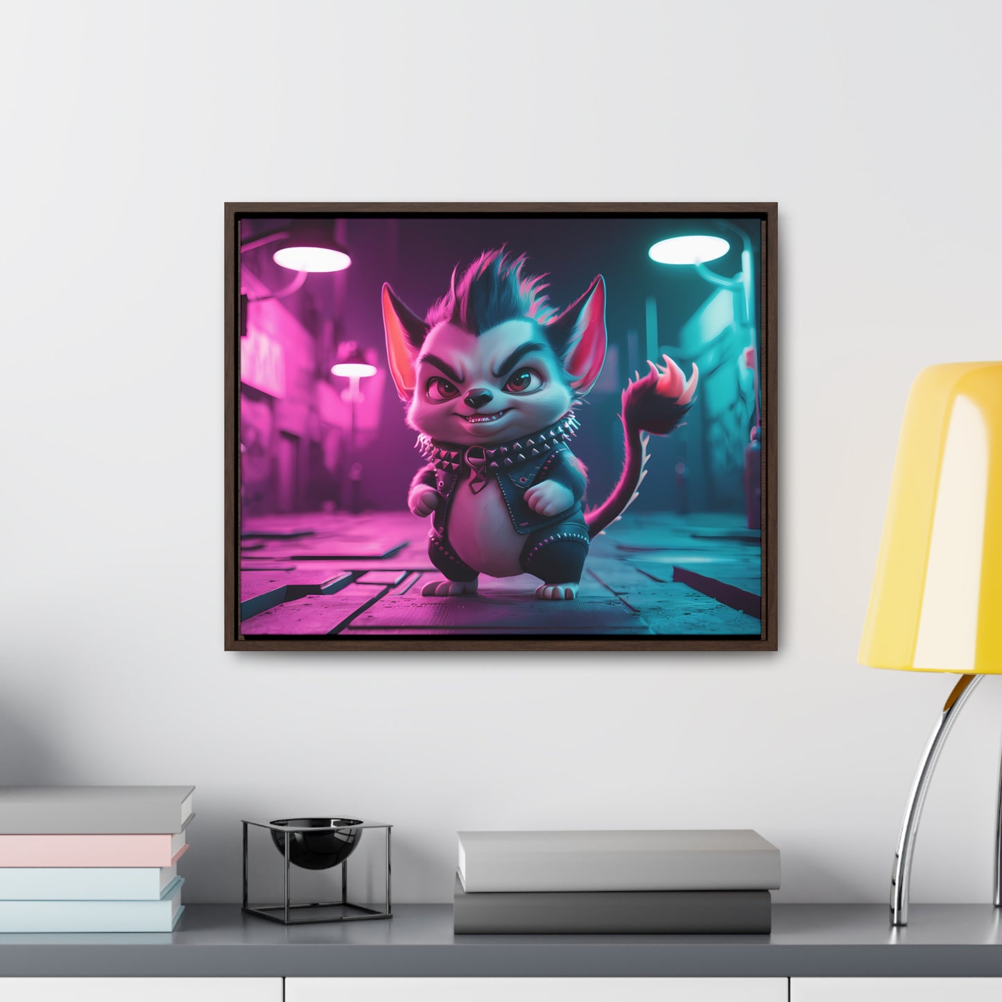 Punk Alley Prowler - Gallery Canvas Wraps, Horizontal Frame