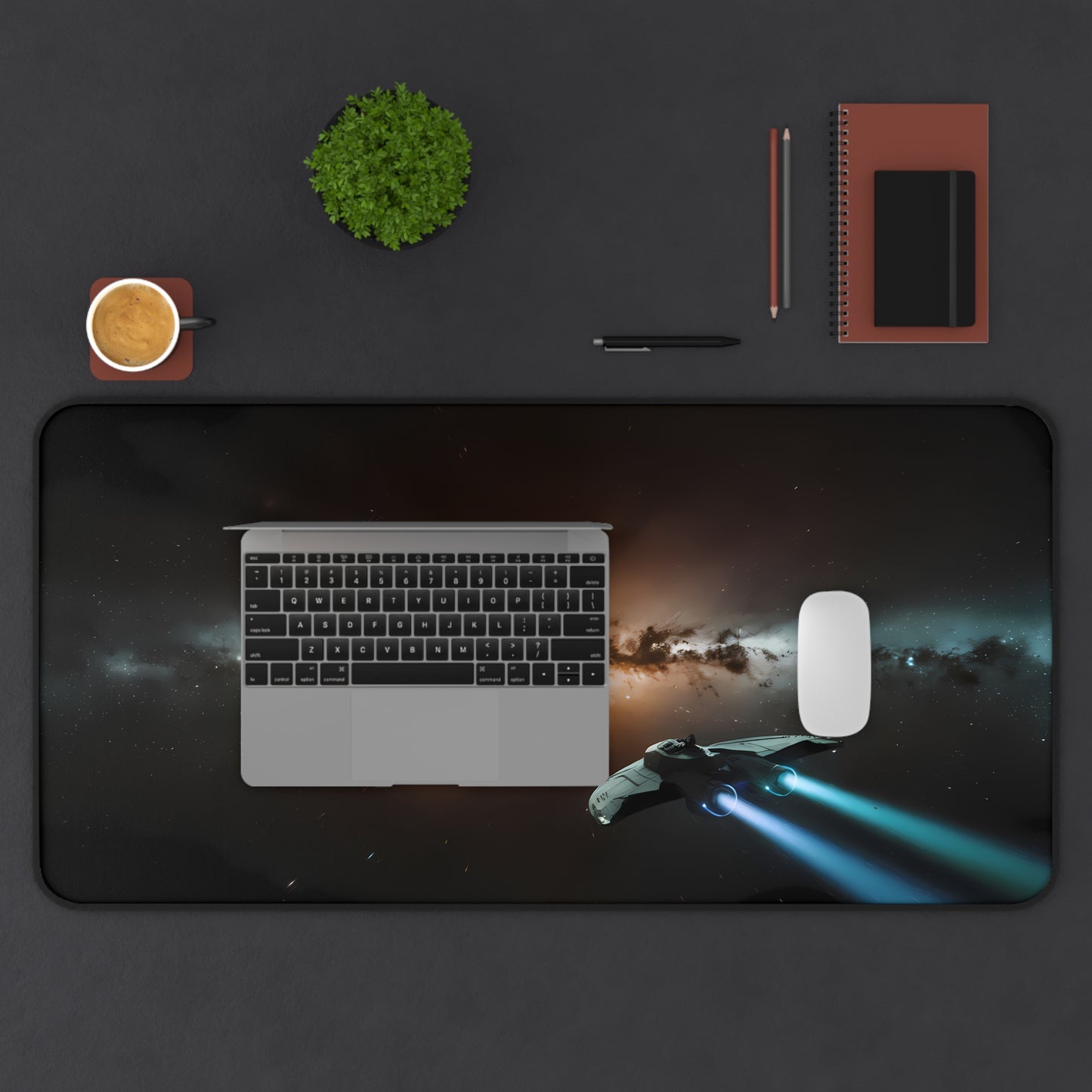 Beyond the Edge of the Galaxy - Desk Mat
