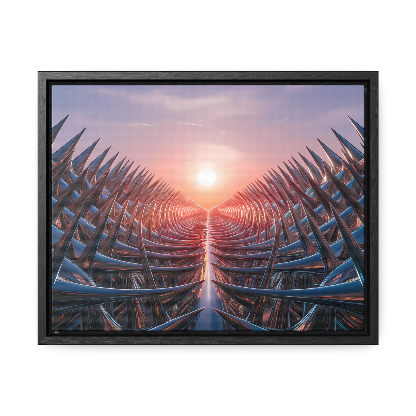 Path of Thorns at Sunrise - Gallery Canvas Wraps, Horizontal Frame