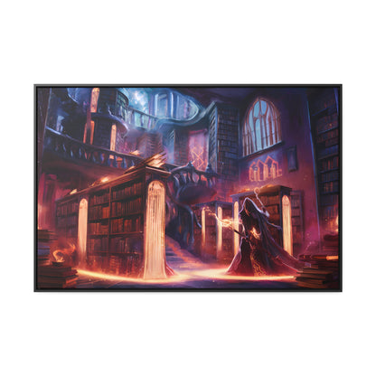 The Arcane Library of Eternal Knowledge - Gallery Canvas Wraps, Horizontal Frame