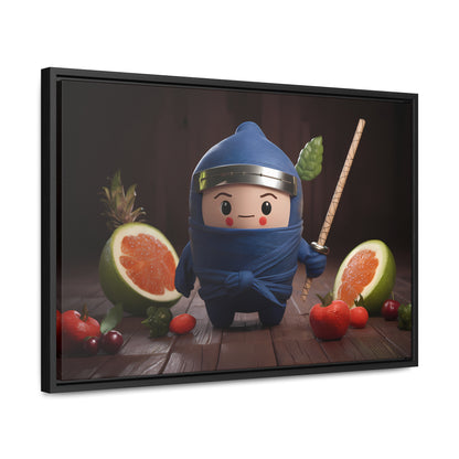 Ninja Fruit Guardian - Gallery Canvas Wraps, Horizontal Frame