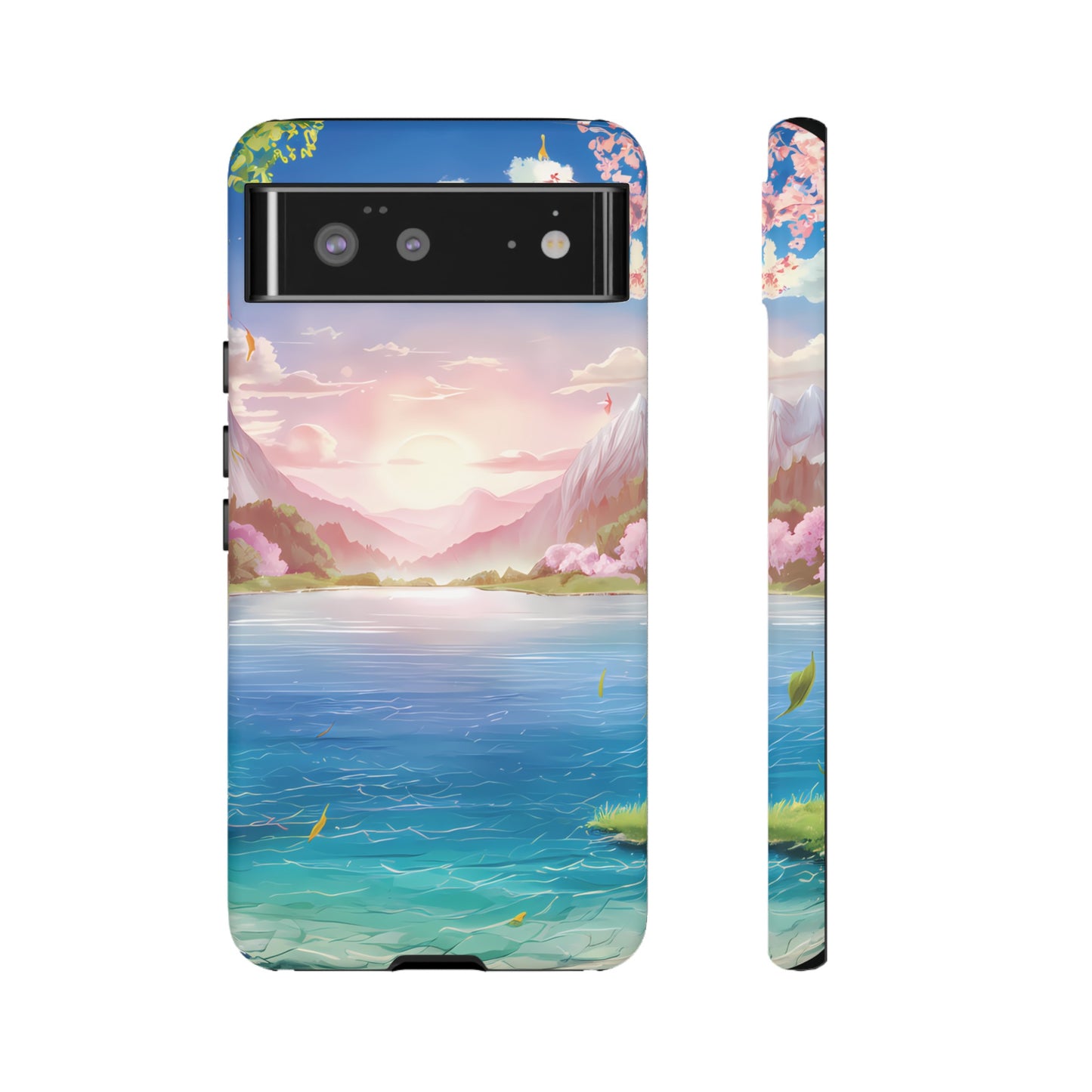 Serene Lake and Mountains - Smartphone Tough Cases