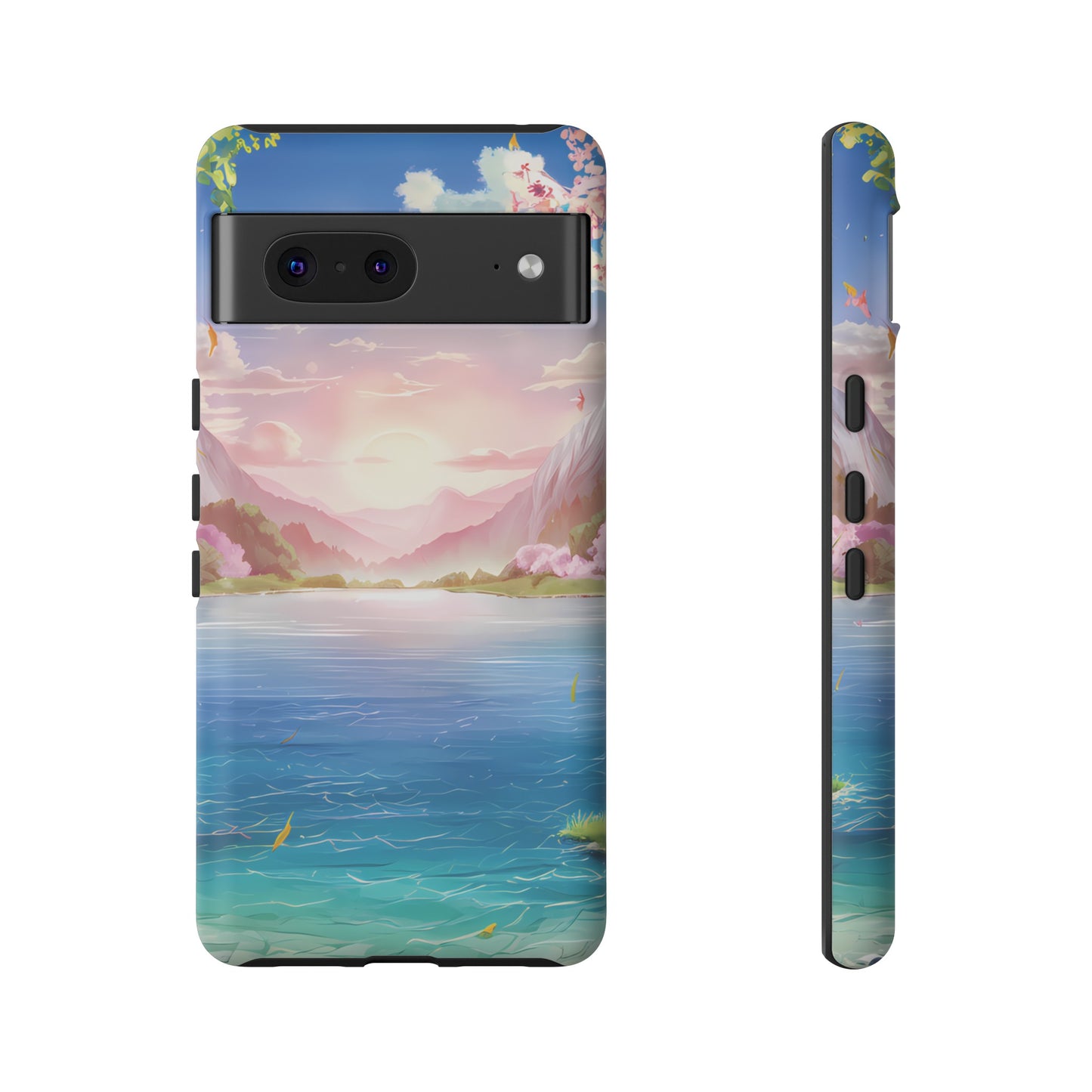 Serene Lake and Mountains - Smartphone Tough Cases