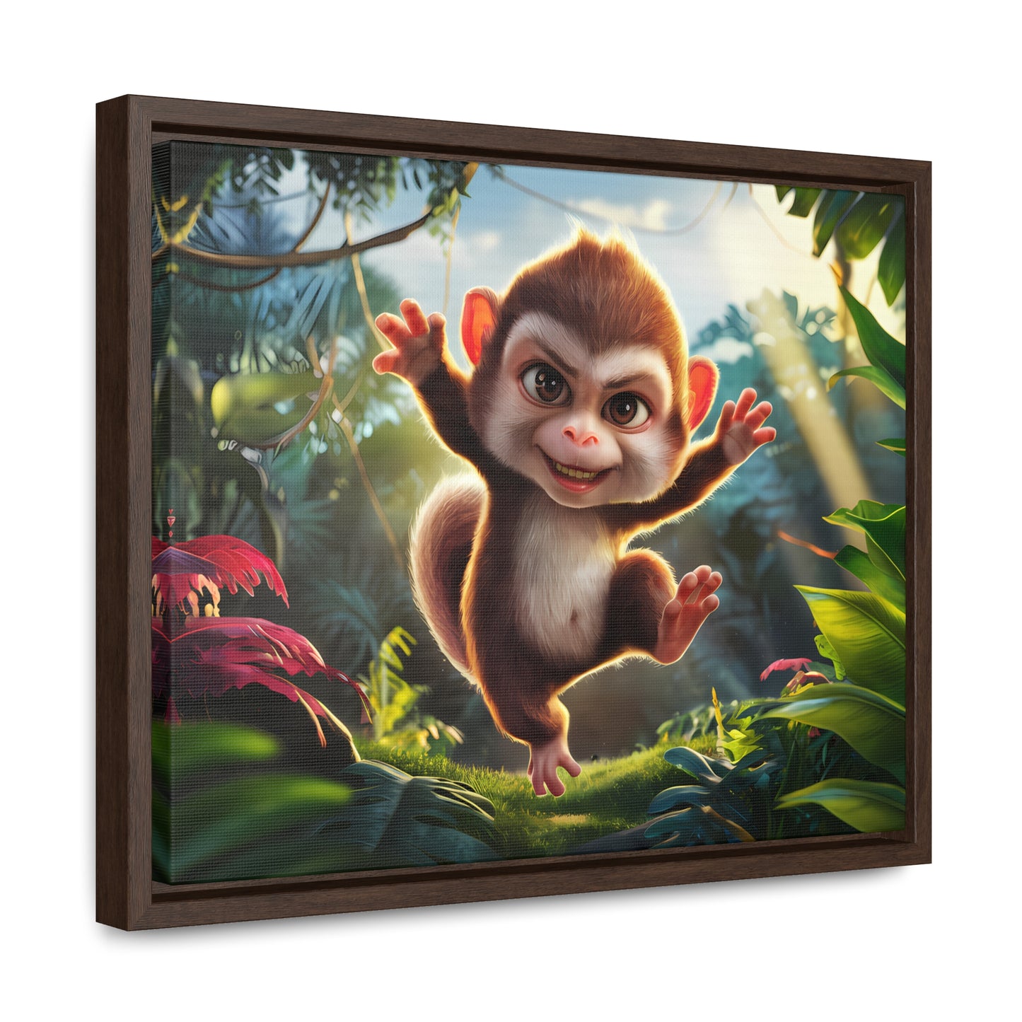 Jungle Joy - Gallery Canvas Wraps, Horizontal Frame