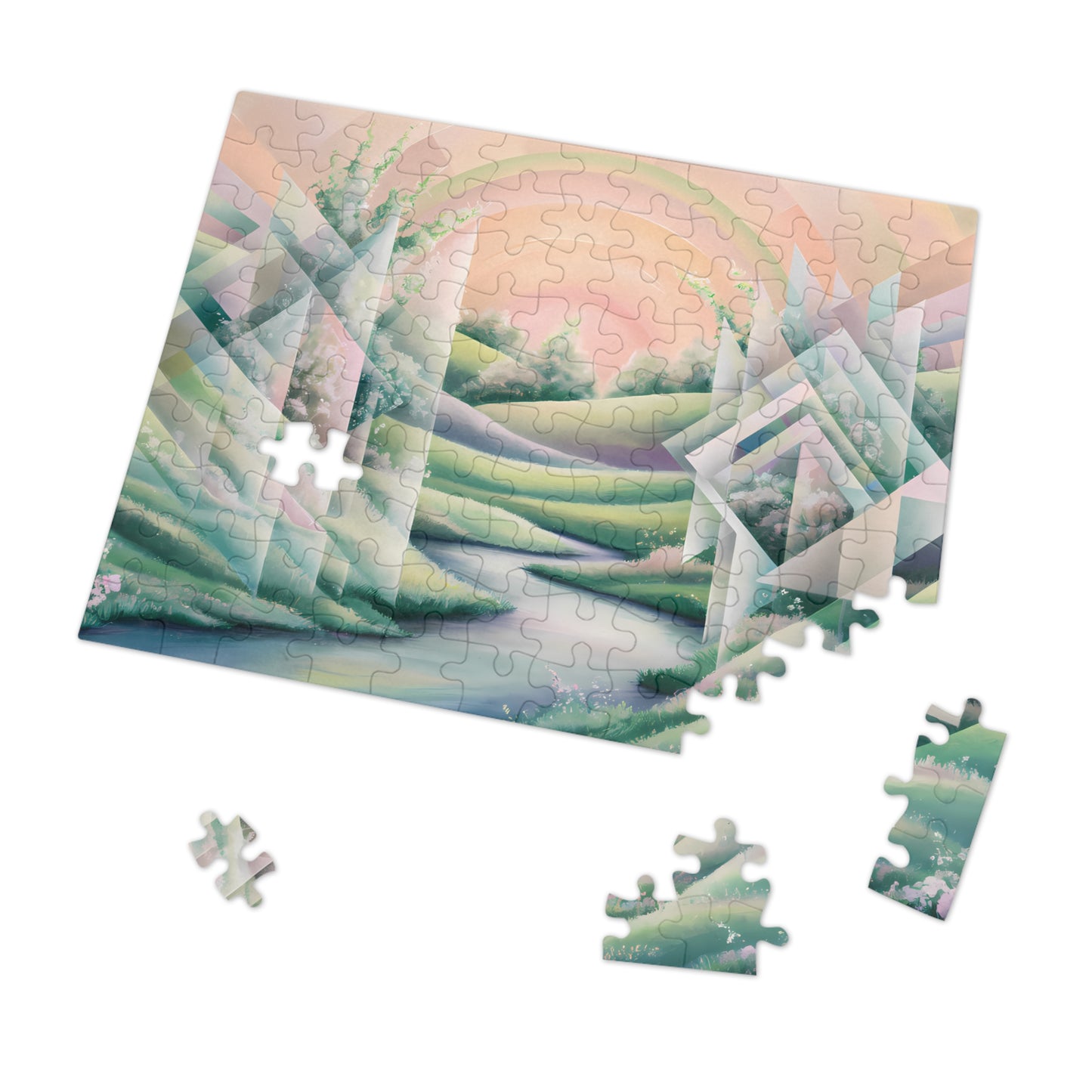 "Echoes of Serenity" - Jigsaw Puzzle (30, 110, 252, 500,1000-Piece)