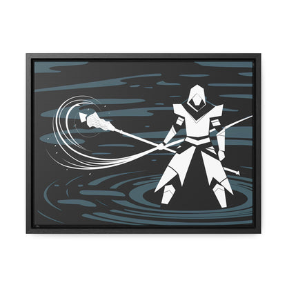 "Guardian of the Abyss" - Gallery Canvas Wraps, Horizontal Frame