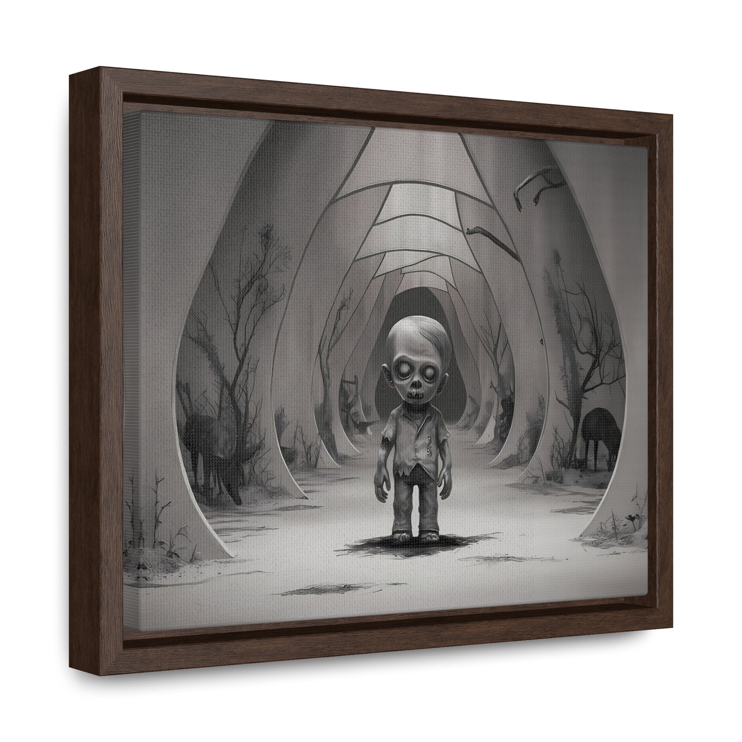 "Echoes of the Forgotten" - Gallery Canvas Wraps, Horizontal Frame