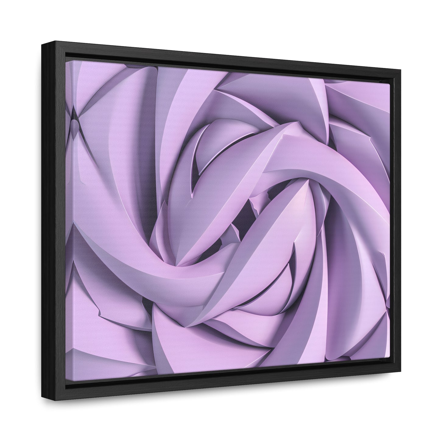 Spiral Petals - Gallery Canvas Wraps, Horizontal Frame