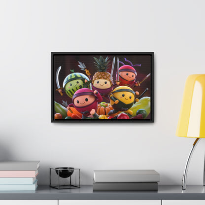 Fruit Ninja Warriors - Gallery Canvas Wraps, Horizontal Frame