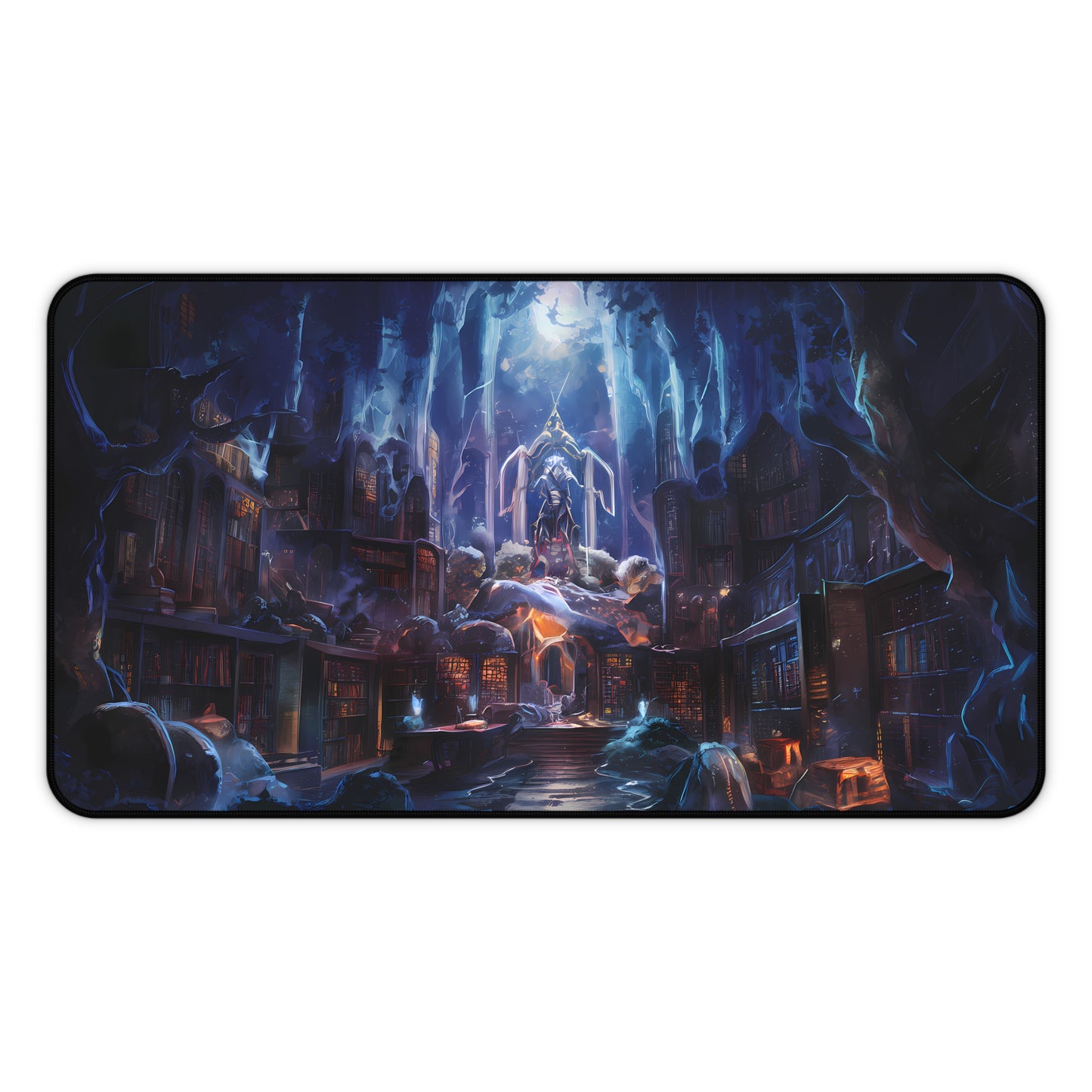 Sanctuary of the Eternal Library - Desk Mat