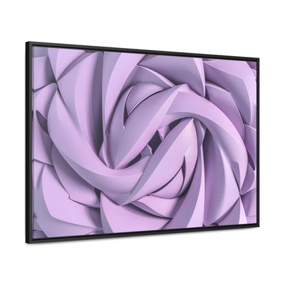 Spiral Petals - Gallery Canvas Wraps, Horizontal Frame