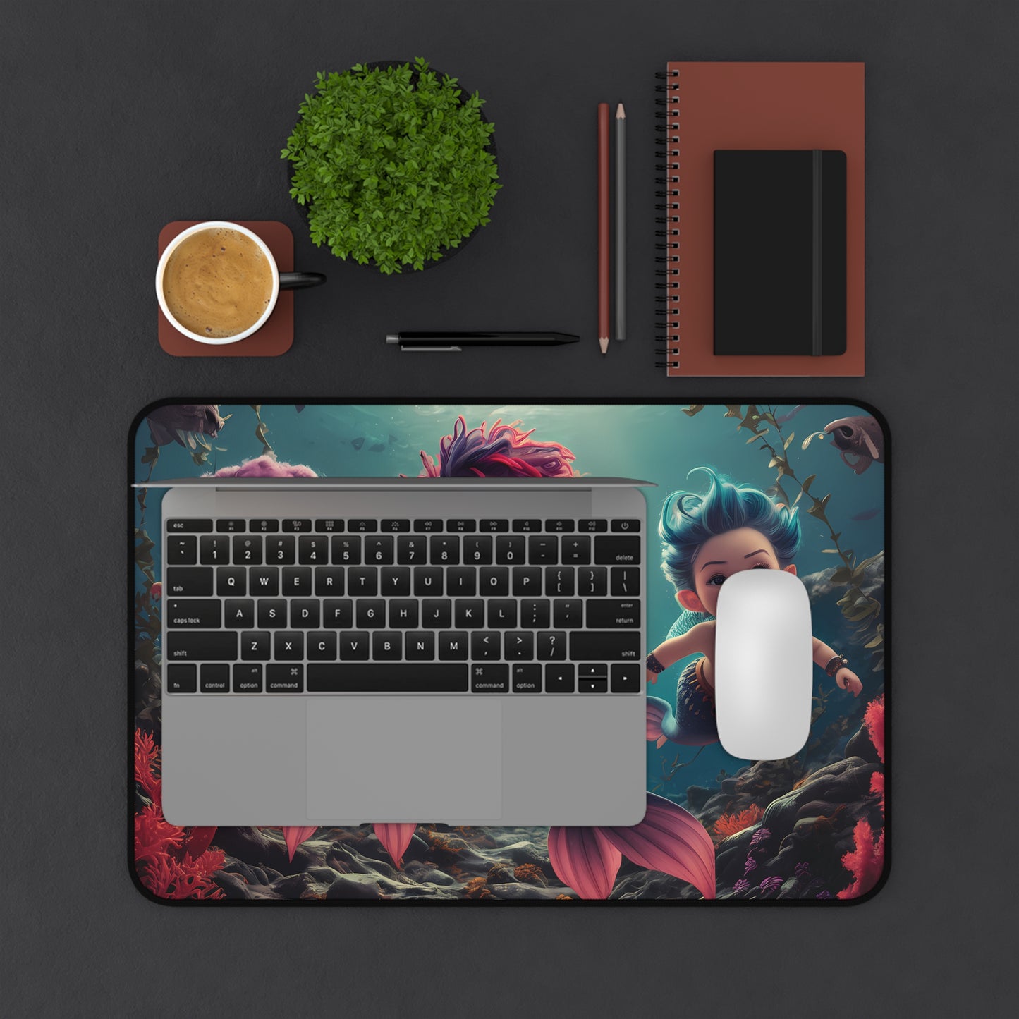 Cute Mermaids - Desk Mat