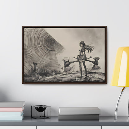 Echoes of the Abyss - Gallery Canvas Wraps, Horizontal Frame