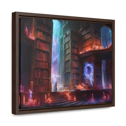 The Arcane Library of Eternal Wisdom - Gallery Canvas Wraps, Horizontal Frame