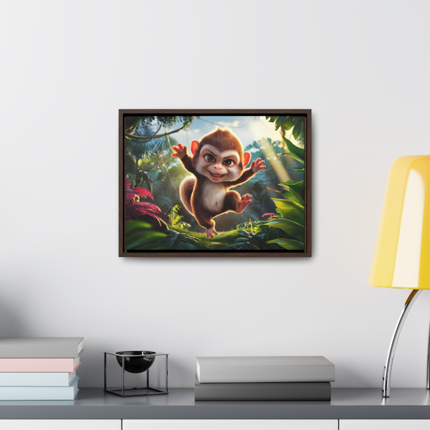 Jungle Joy - Gallery Canvas Wraps, Horizontal Frame