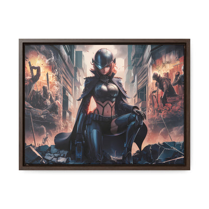 "Shadow of the Resistance" - Gallery Canvas Wraps, Horizontal Frame