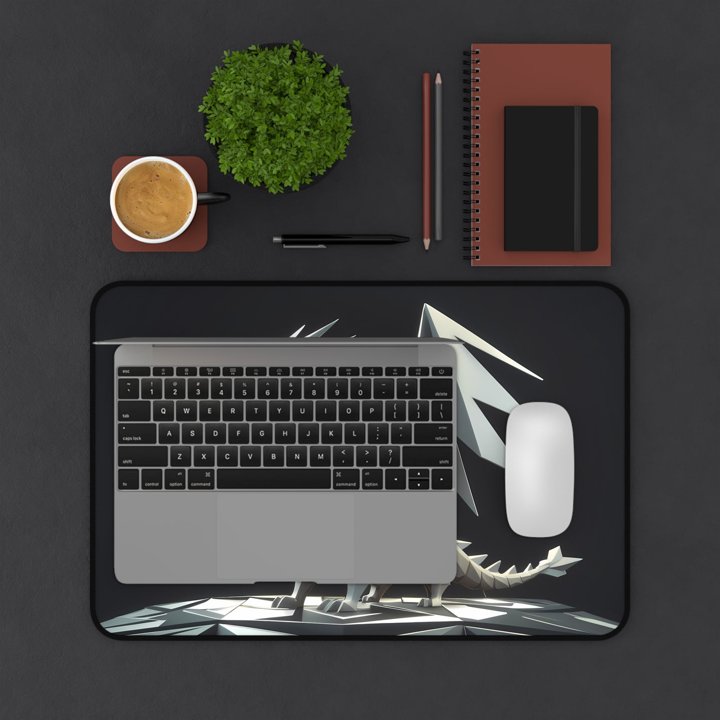 The Silver Guardian - Desk Mat