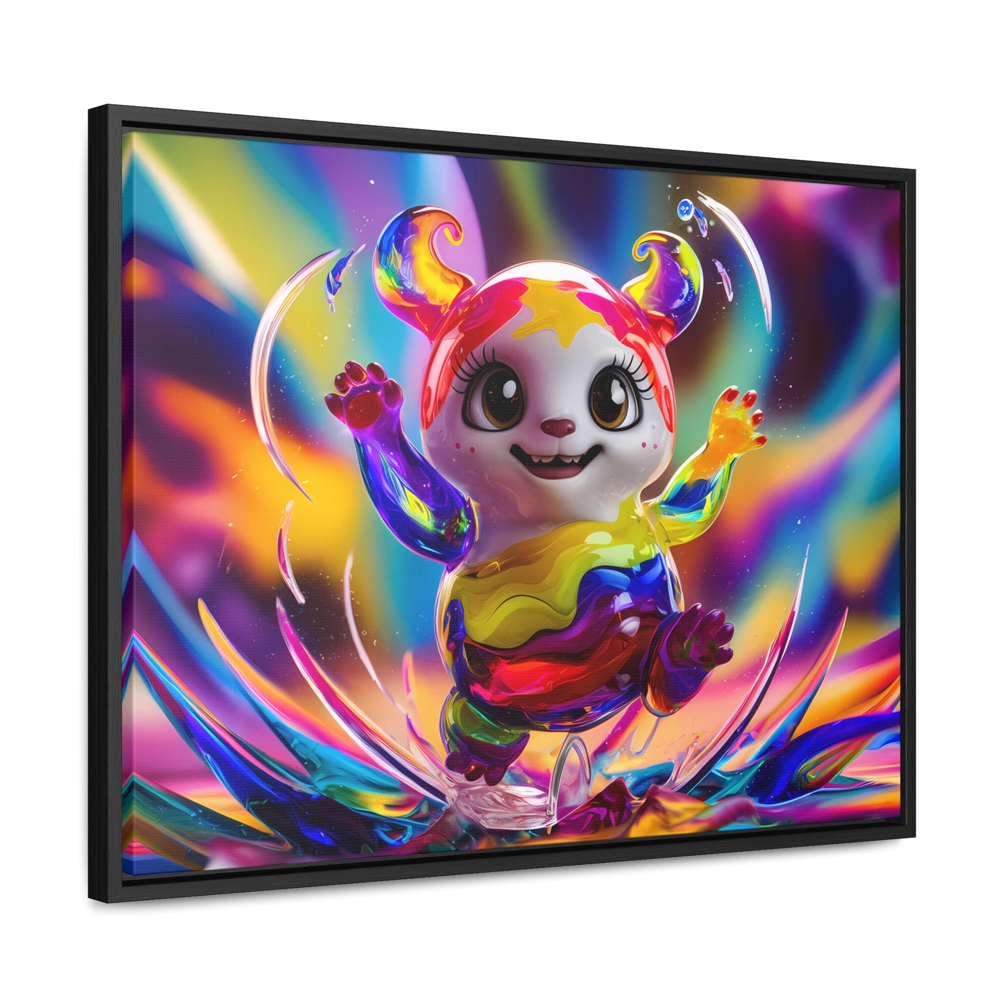 Splash of Joy - Gallery Canvas Wraps, Horizontal Frame