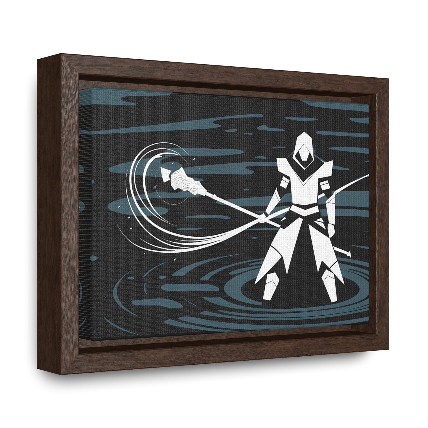"Guardian of the Abyss" - Gallery Canvas Wraps, Horizontal Frame