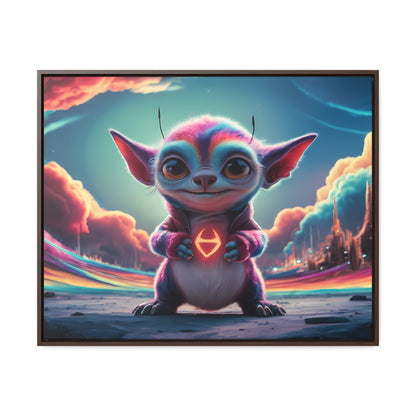 Guardian of the Cosmic Heart - Gallery Canvas Wraps, Horizontal Frame