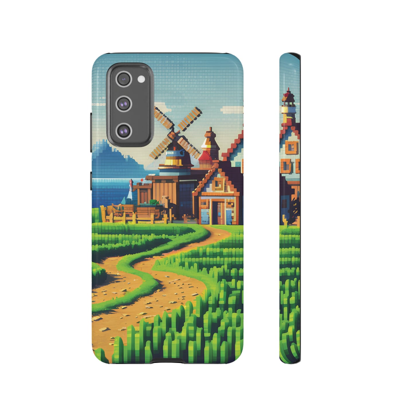 Pixel farming Village - Smartphone Tough Cases