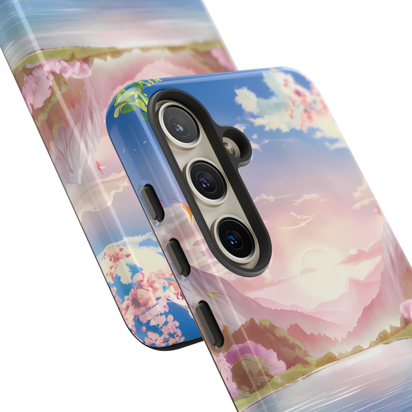 Serene Lake and Mountains - Smartphone Tough Cases