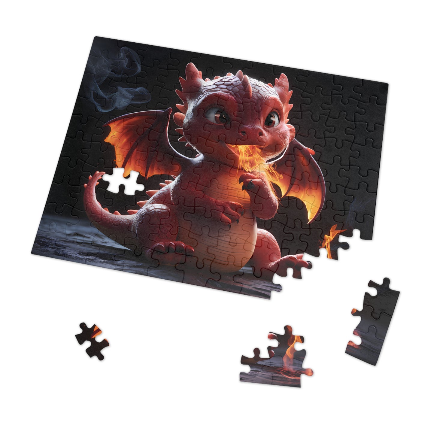 "Ember's First Flame" - Jigsaw Puzzle (30, 110, 252, 500,1000-Piece)