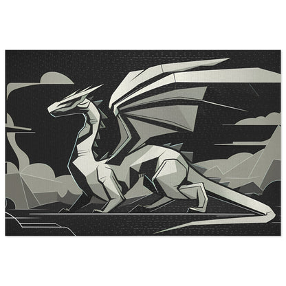 Obsidian Guardian of the Twilight Peaks - Jigsaw Puzzle (30, 110, 252, 500,1000-Piece)