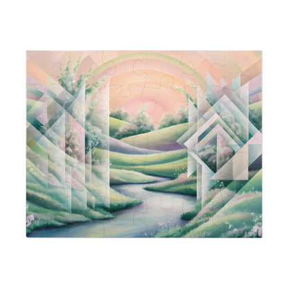 "Echoes of Serenity" - Jigsaw Puzzle (30, 110, 252, 500,1000-Piece)