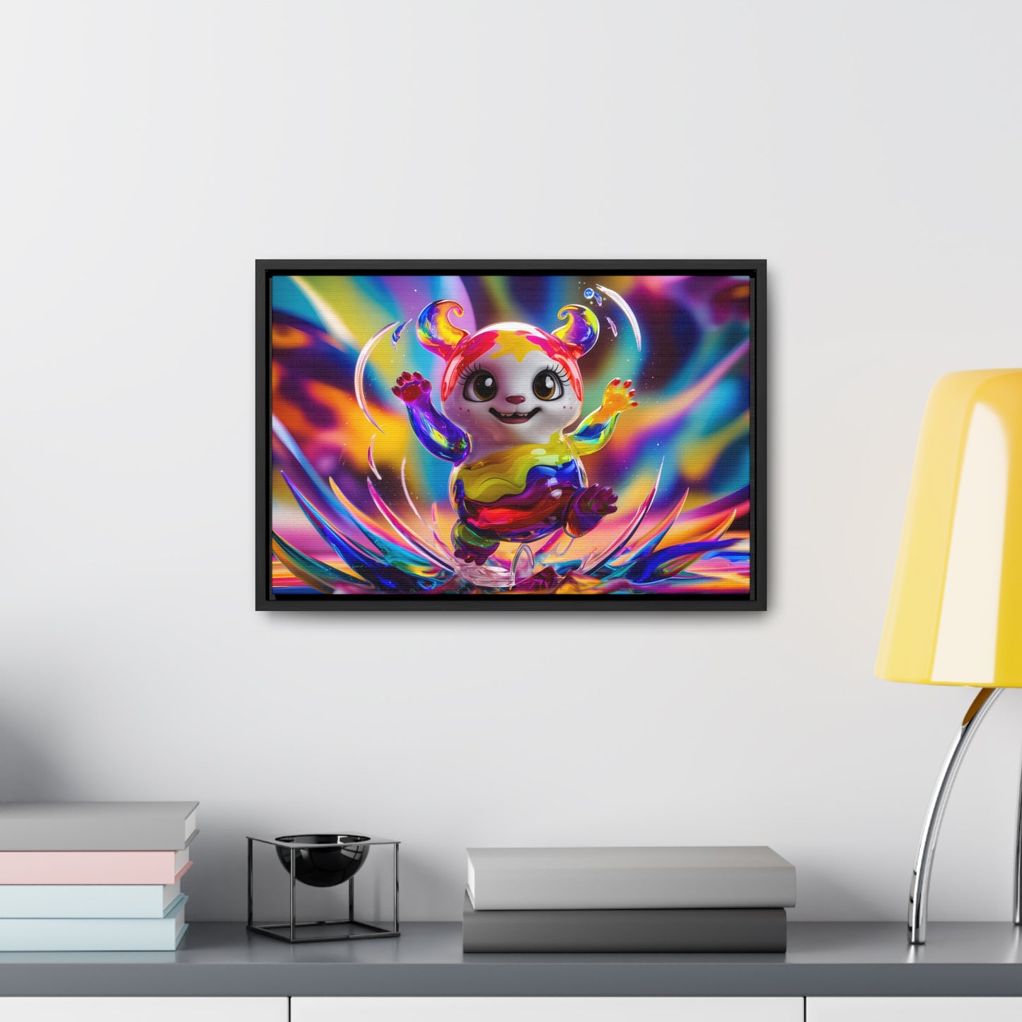 Splash of Joy - Gallery Canvas Wraps, Horizontal Frame