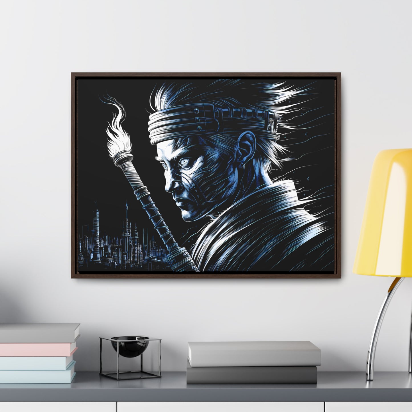 Shadow of the Eternal Flame - Gallery Canvas Wraps, Horizontal Frame