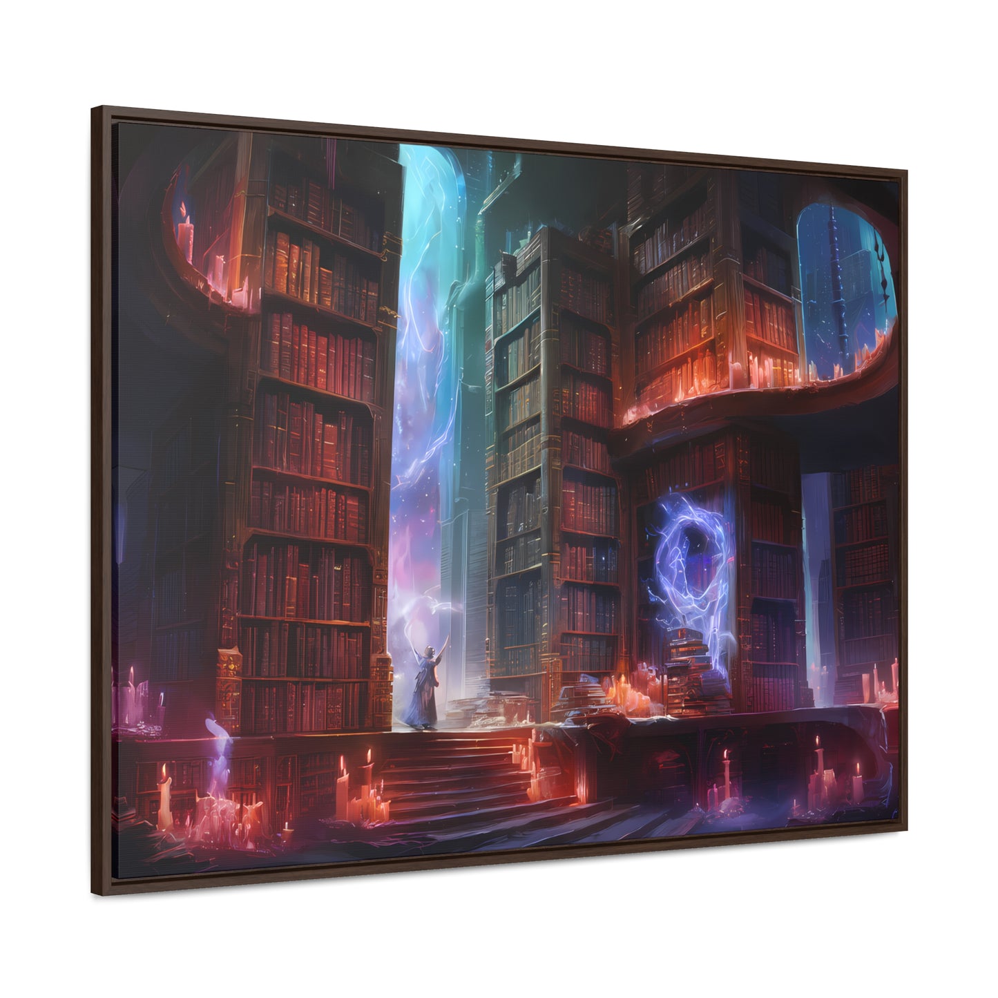 The Arcane Library of Eternal Wisdom - Gallery Canvas Wraps, Horizontal Frame