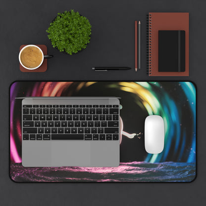 Cosmic Jelly's Joyful Journey - Desk Mat