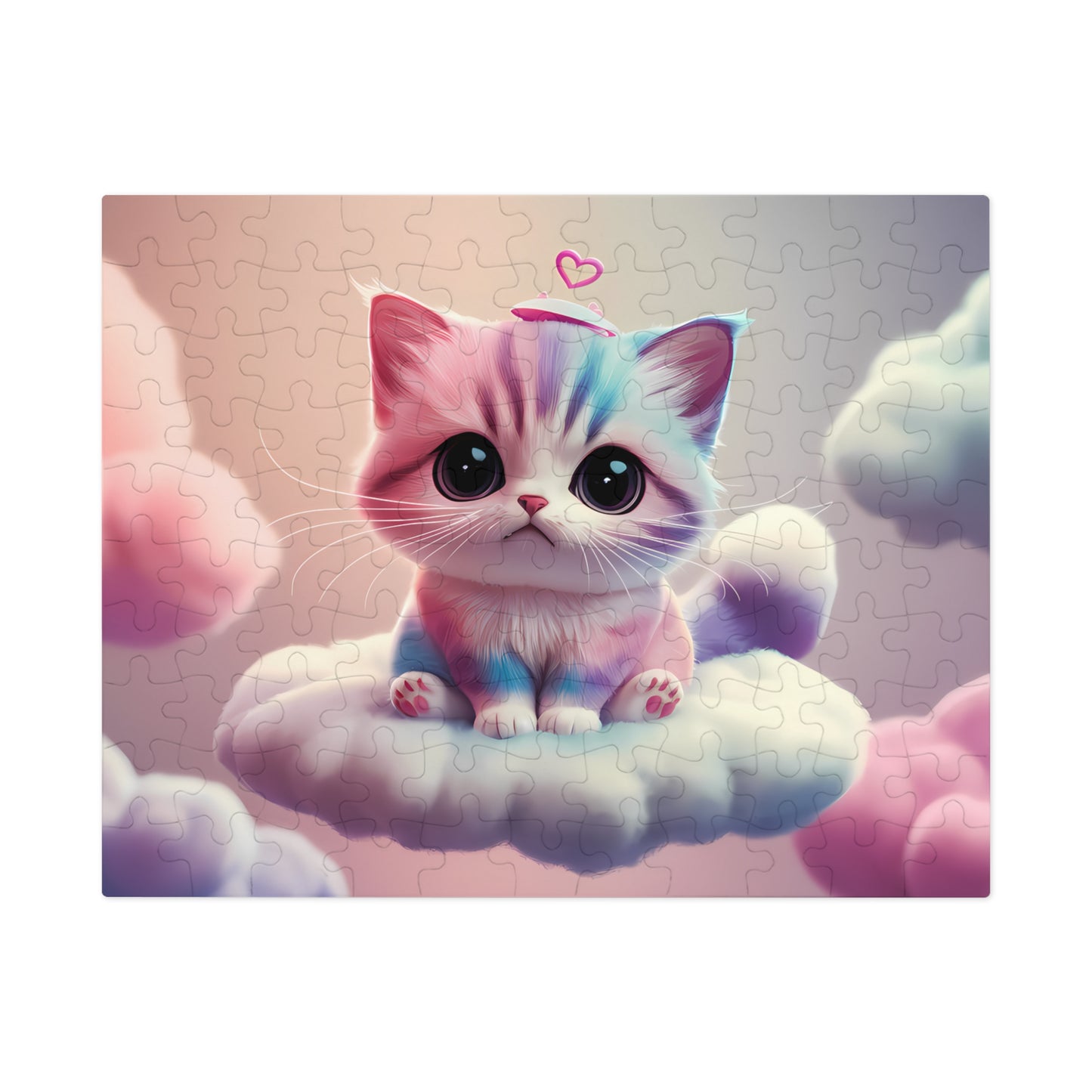 Cloud Kitty Dreams - Jigsaw Puzzle (30, 110, 252, 500,1000-Piece)
