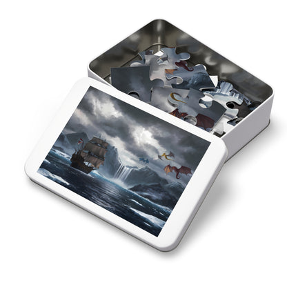 Dragons Over Frozen Seas - Jigsaw Puzzle (30, 110, 252, 500,1000-Piece)