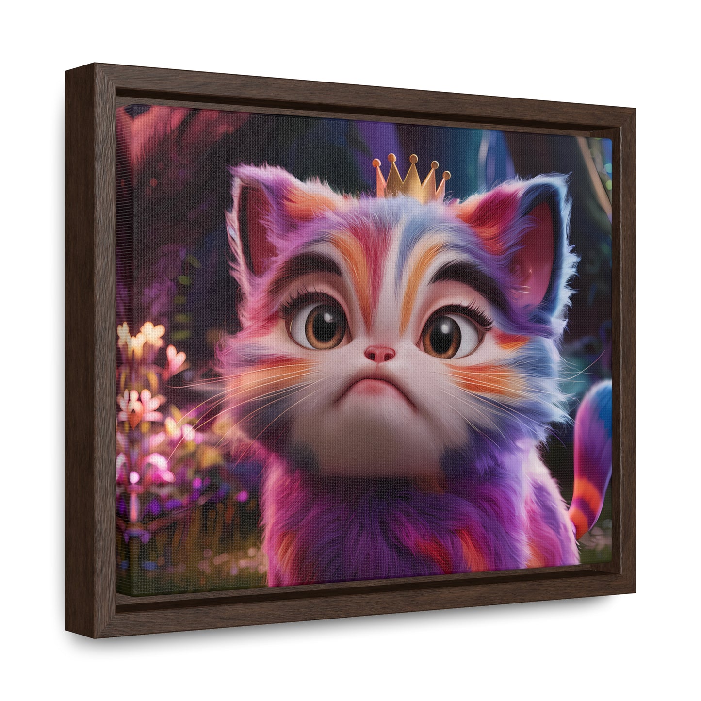 Regal Whiskers in the Enchanted Forest - Gallery Canvas Wraps, Horizontal Frame