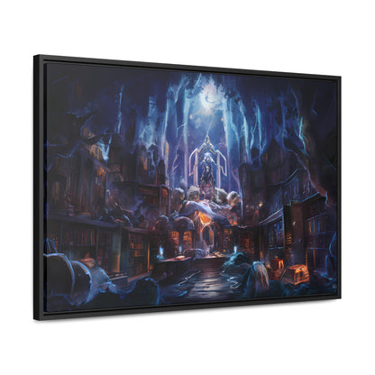 Sanctuary of the Forgotten Tomes - Gallery Canvas Wraps, Horizontal Frame